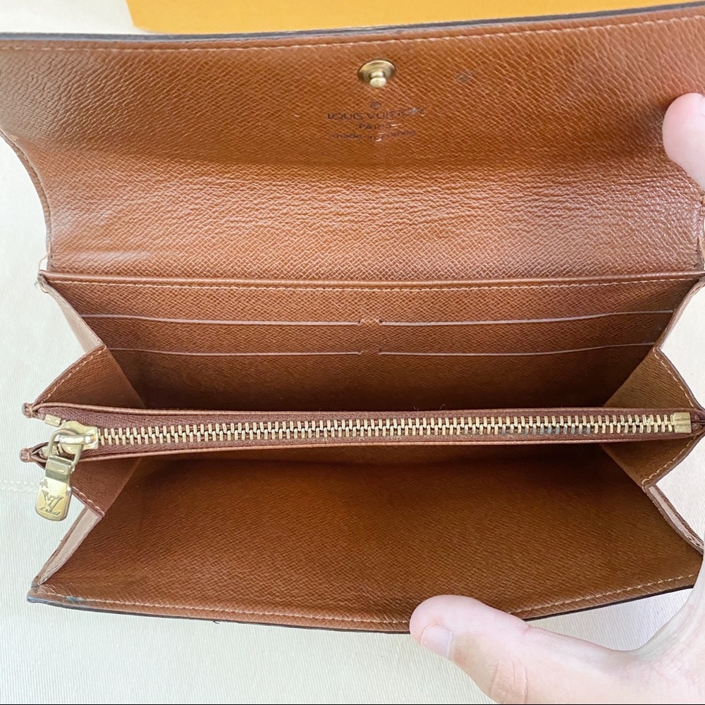 💎✨SARAH WALLET✨💎Louis Vuitton Monogram Authentic - Picture 5 of 8